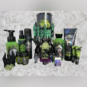 Bath & Body Works DISNEY MALEFICENT LIMITED EDITION 16 PIECE SET NEW!